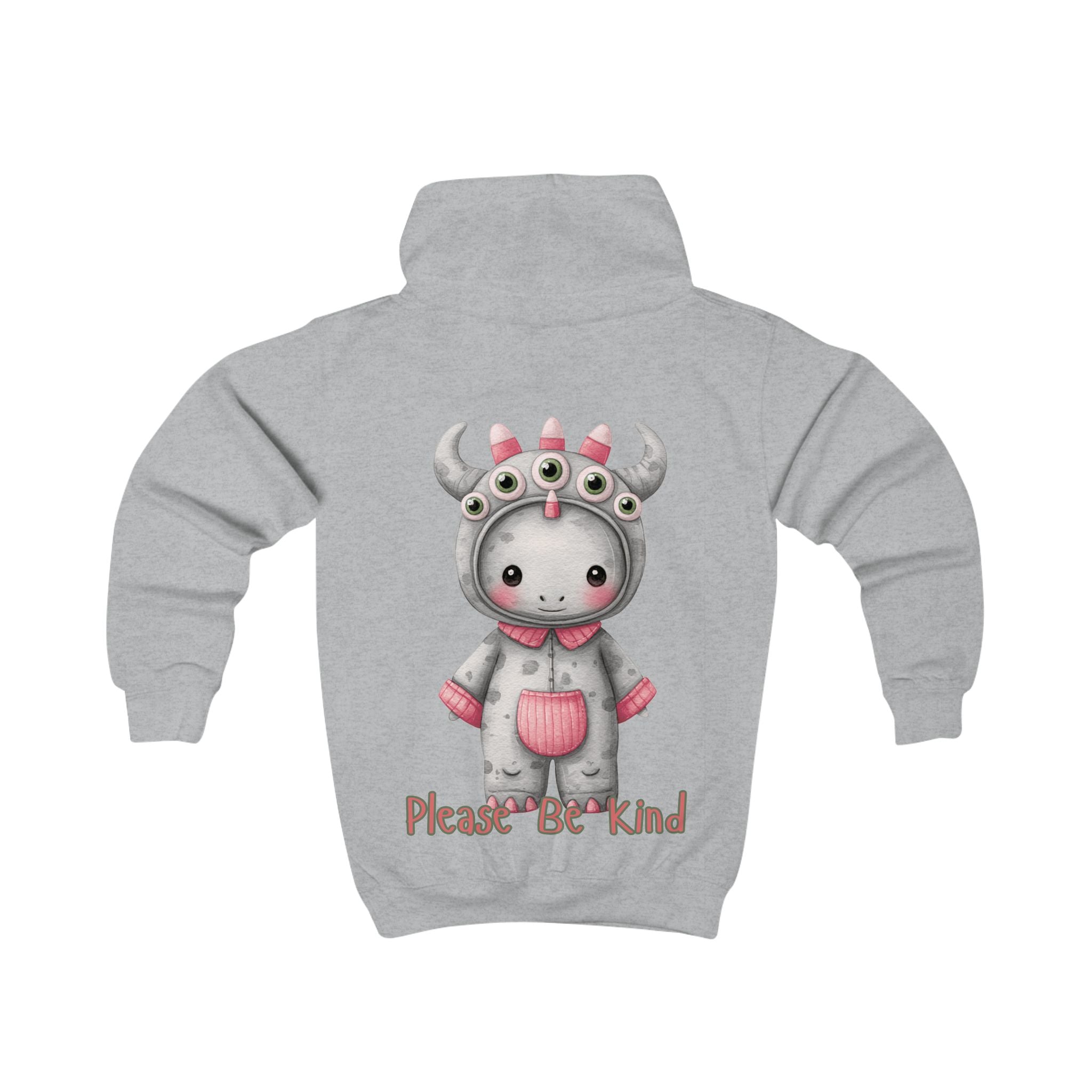 Neurodivergent Kids Hoodie – Please Be Kind Back Print