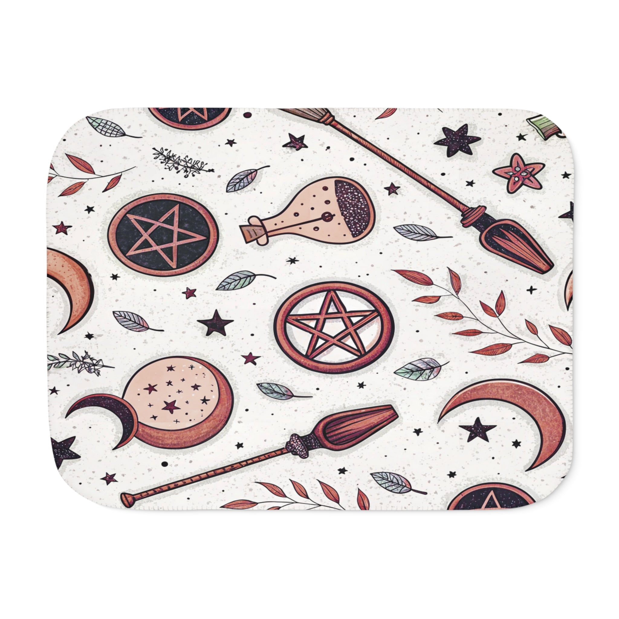 Spellbound Nights Sherpa Blanket – Occult & Cozy