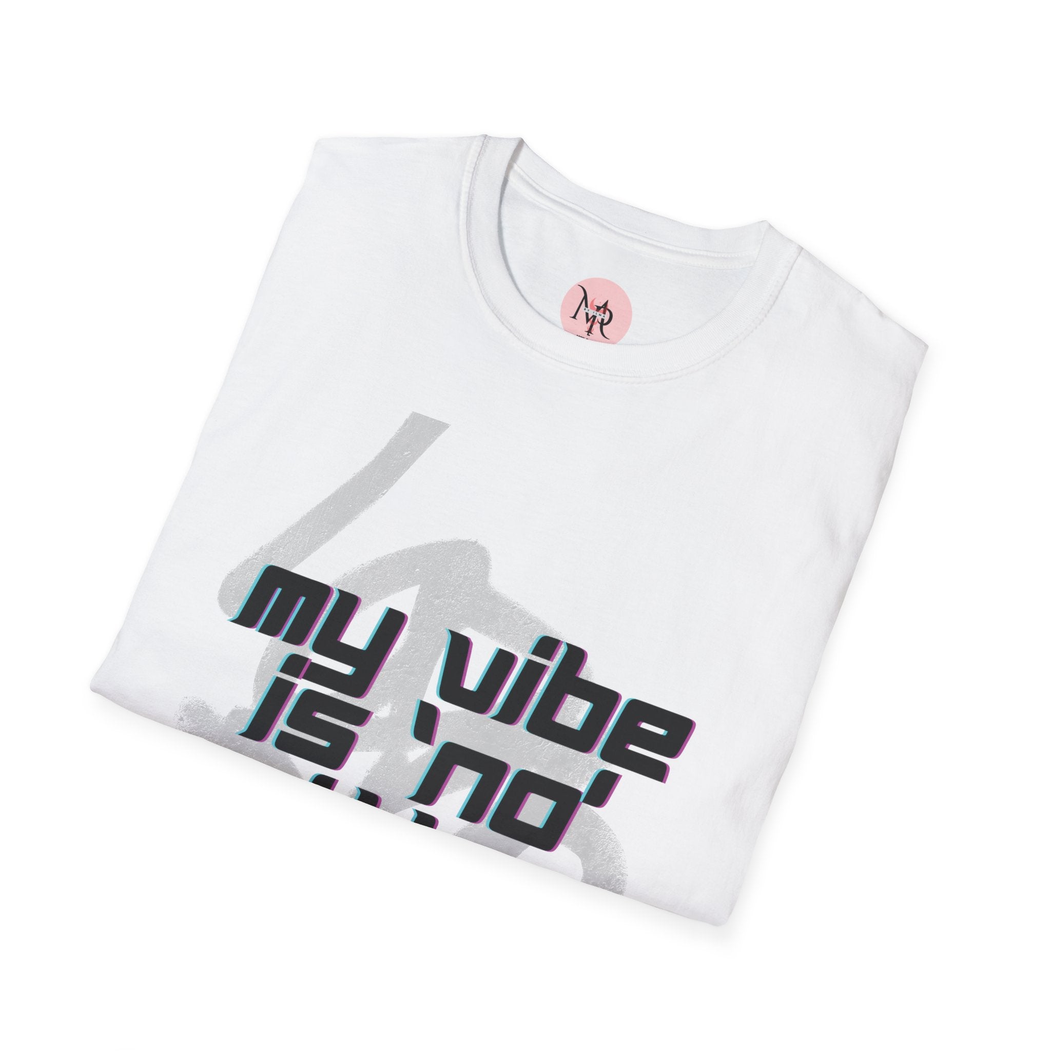 Graffiti Quote Tee – Bold Monochrome