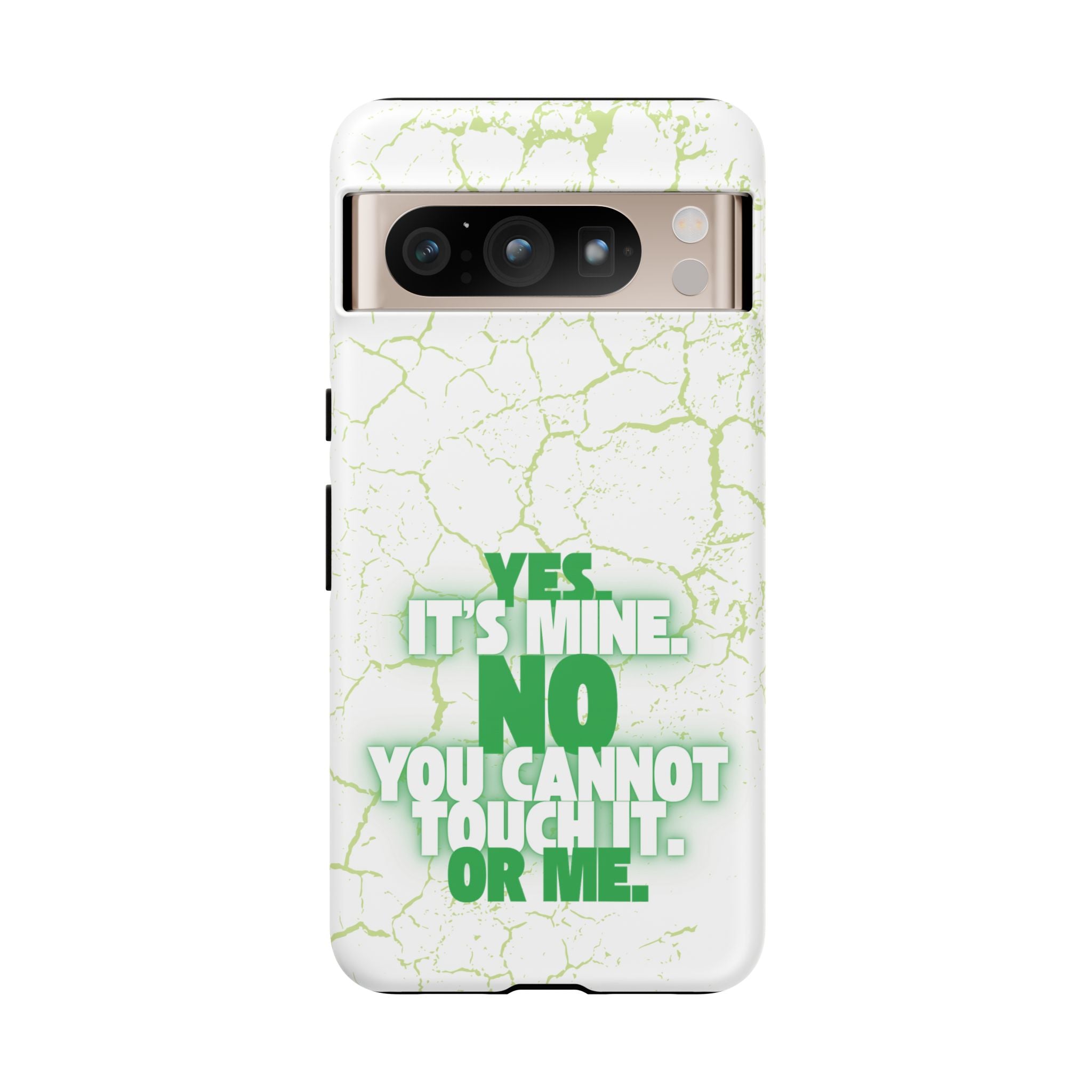 Sassy Quote Marble Crack Phone Case