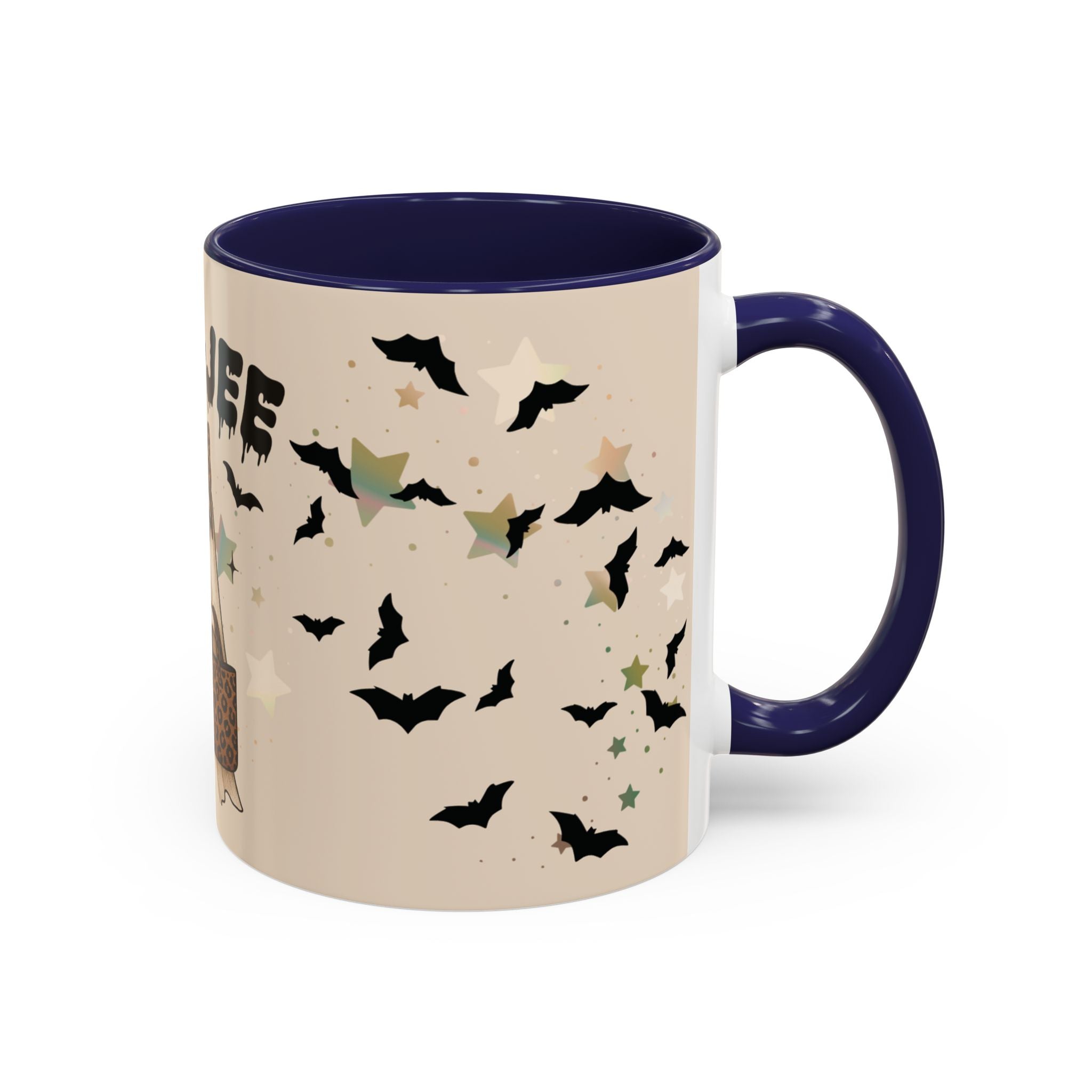 BOO-JEE Ghost Mug – Leopard Print Halloween