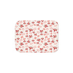 Cosy Autumn Sherpa Blanket – Maple Leaf & Berry Design in Seasonal Hues