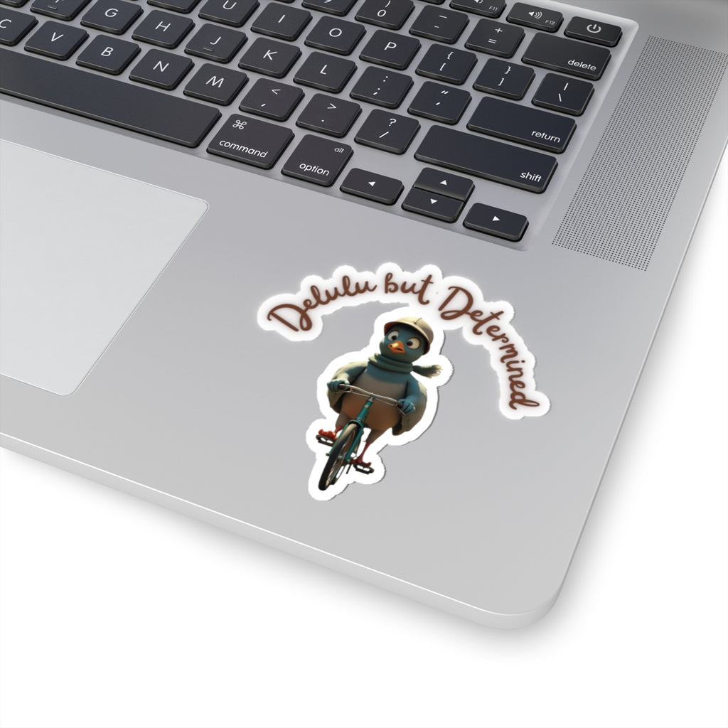 Emotionally Unhinged Pigeon Sticker