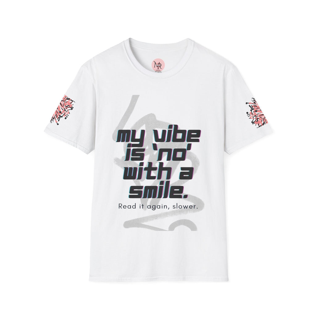Graffiti Quote Tee – Bold Monochrome