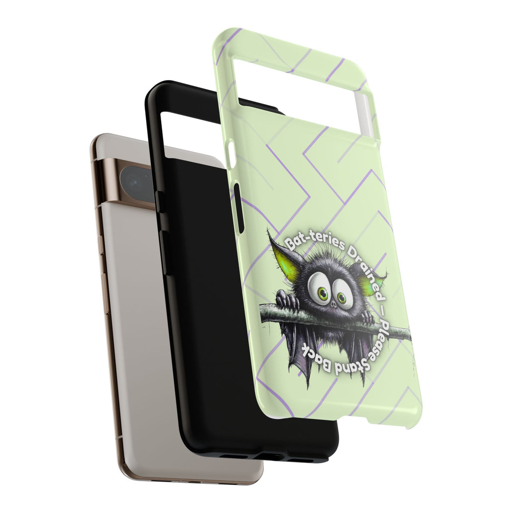 Bat-teries Drained Phone Case – Quirky Bat