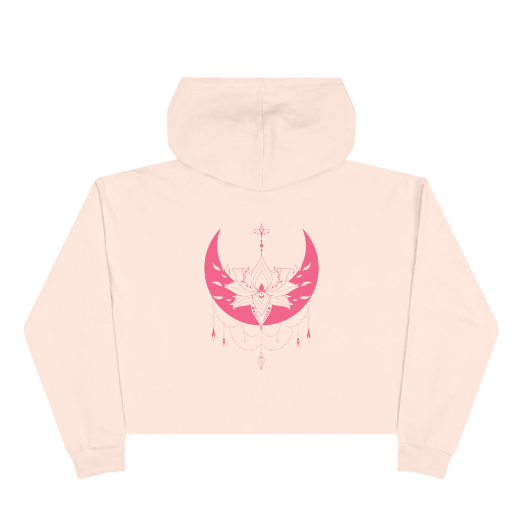 No! Full StopInclusive  Crop Hoodie – Lunar Lotus