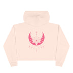 No! Full StopInclusive  Crop Hoodie – Lunar Lotus