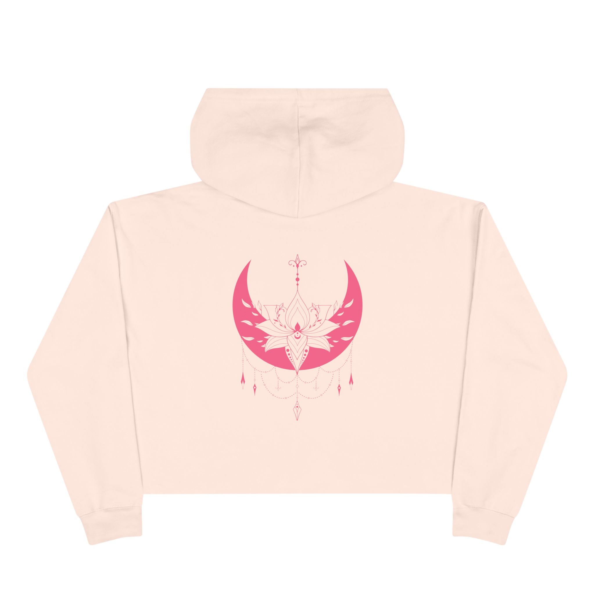 No! Full StopInclusive  Crop Hoodie – Lunar Lotus