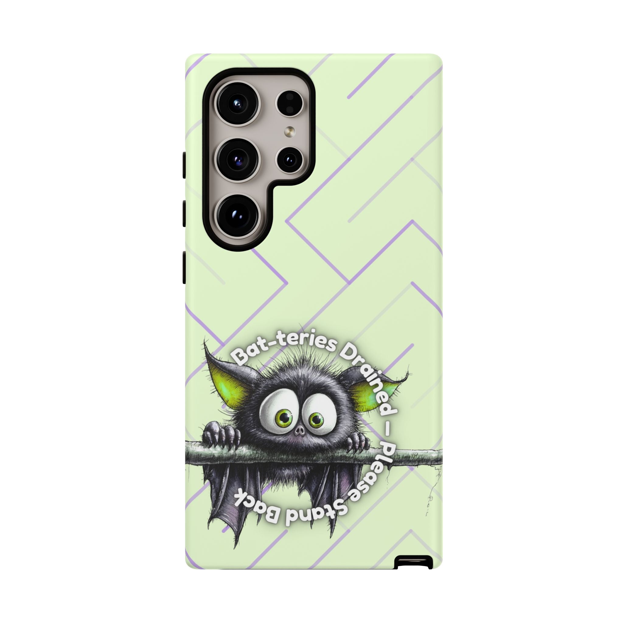 Bat-teries Drained Phone Case – Quirky Bat