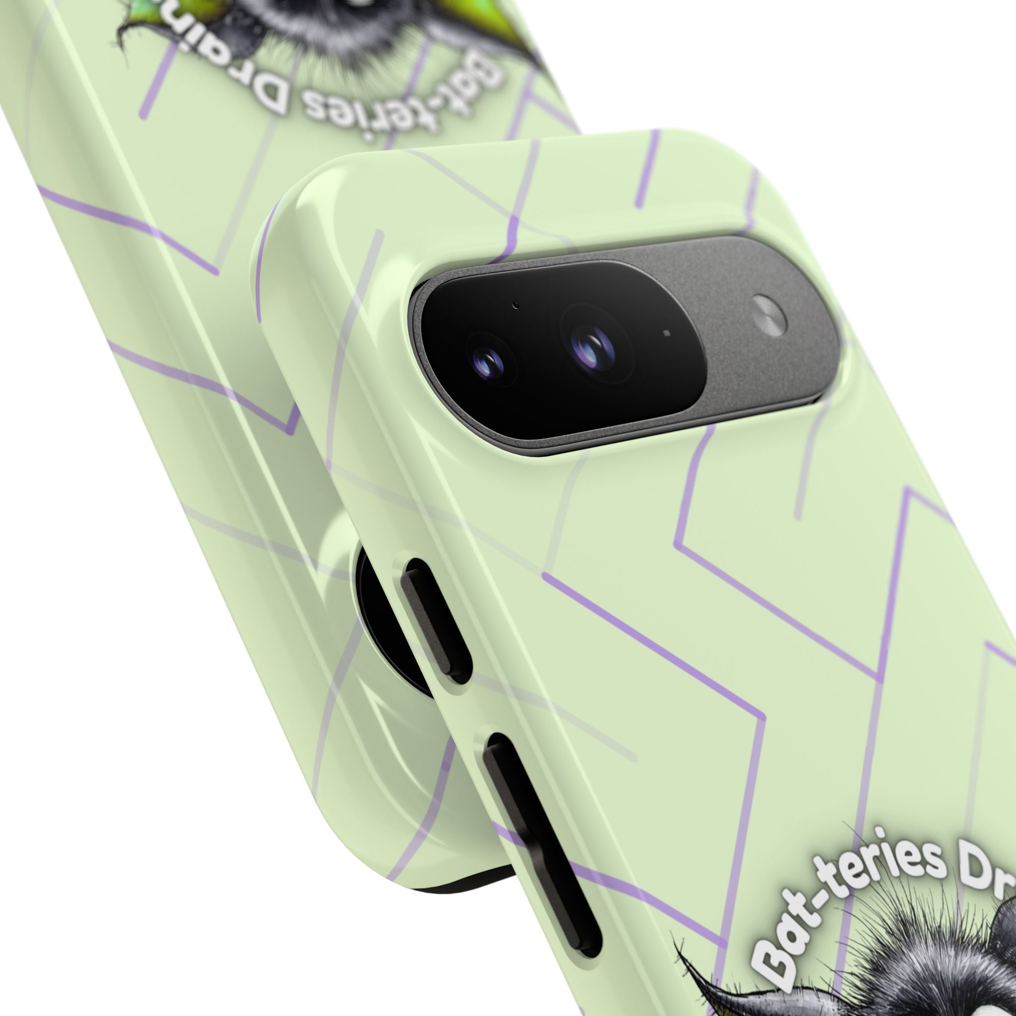 Bat-teries Drained Phone Case – Quirky Bat