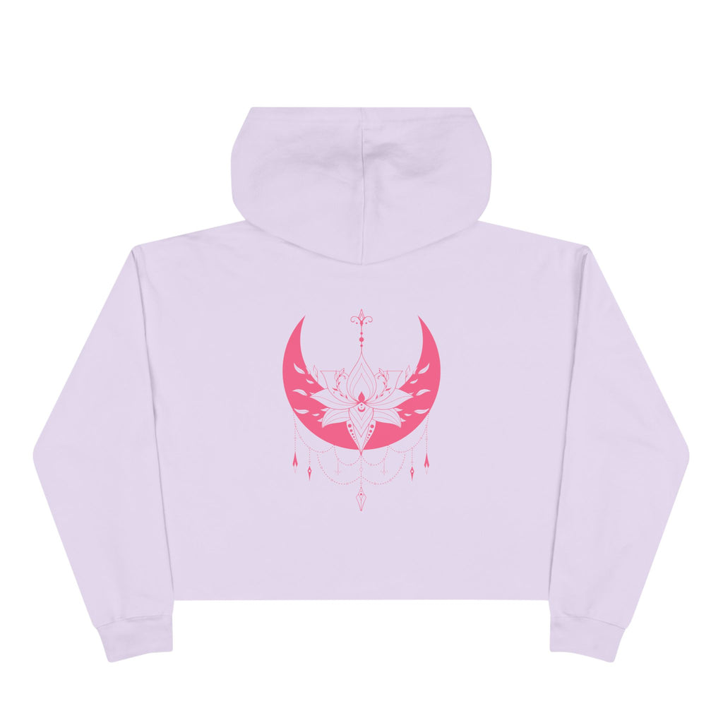 No! Full StopInclusive  Crop Hoodie – Lunar Lotus