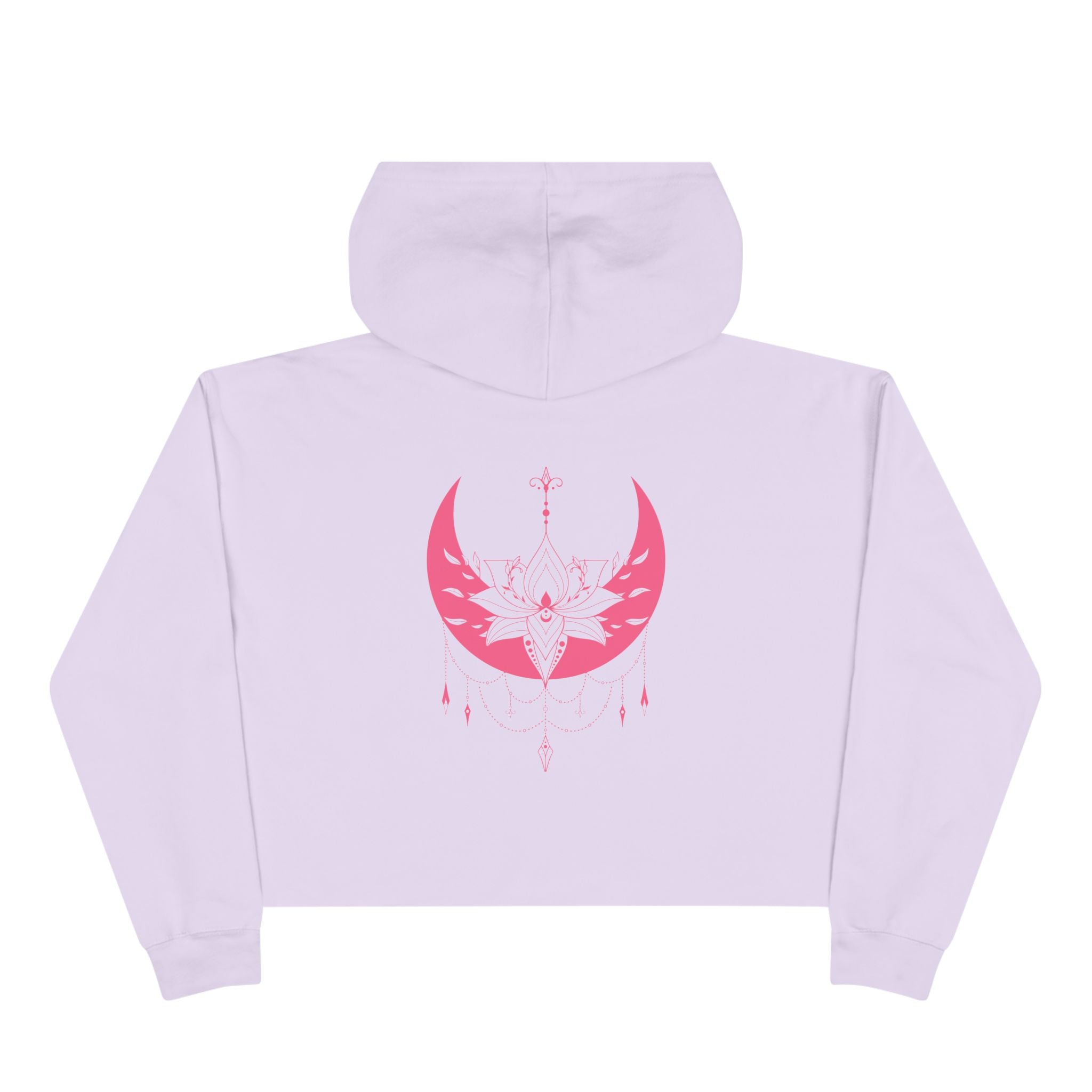 No! Full StopInclusive  Crop Hoodie – Lunar Lotus