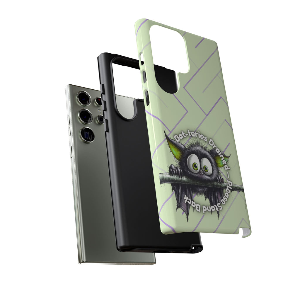 Bat-teries Drained Phone Case – Quirky Bat