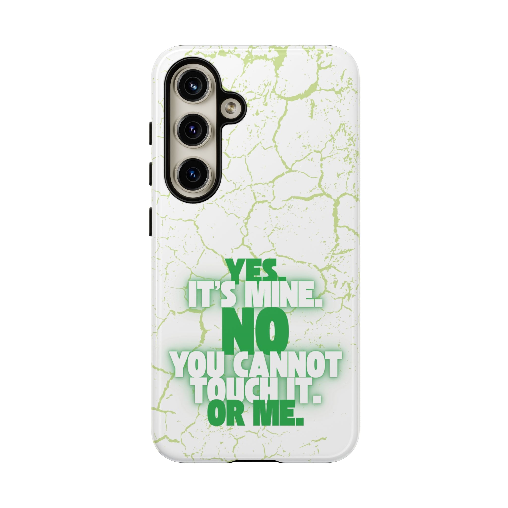 Sassy Quote Marble Crack Phone Case