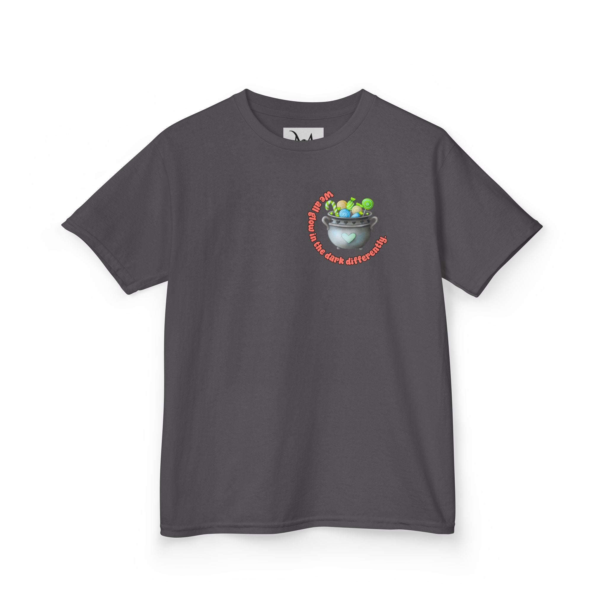 “Boo! Different Brains Are Cool Too” Kids Halloween T-Shirt – Inclusive Slogan Tee