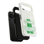 Sassy Quote Marble Crack Phone Case