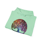 Unapologetically Neurodivergent Hoodie-Holographic Crystal Tree Design, Bold Identity Statement