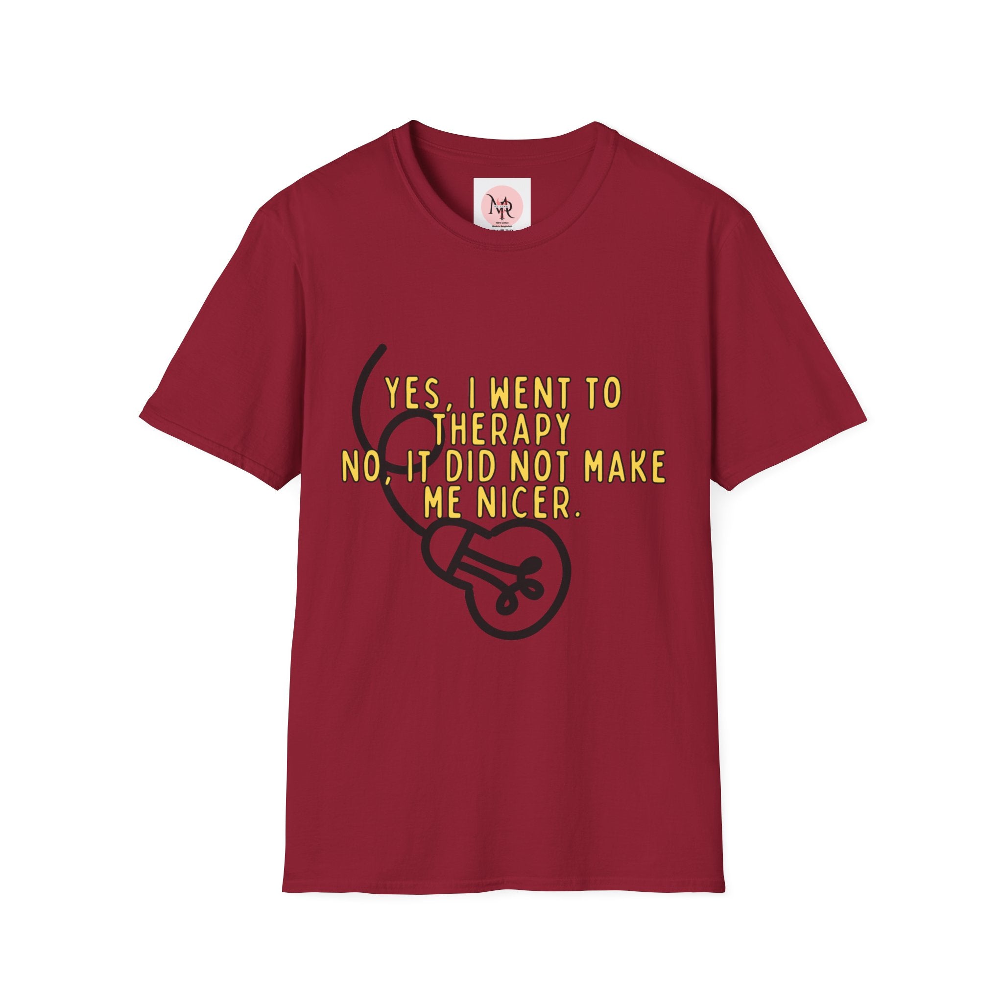Therapy Didn’t Make Me Nicer Tee – Lightbulb Design