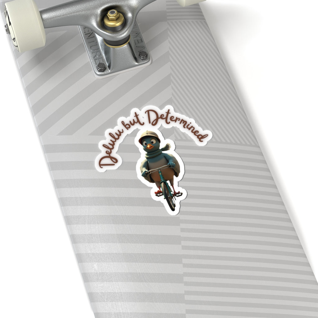 Emotionally Unhinged Pigeon Sticker
