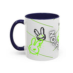No! Full Stop Mug – Neon Graffiti Bear