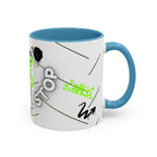 No! Full Stop Mug – Neon Graffiti Bear