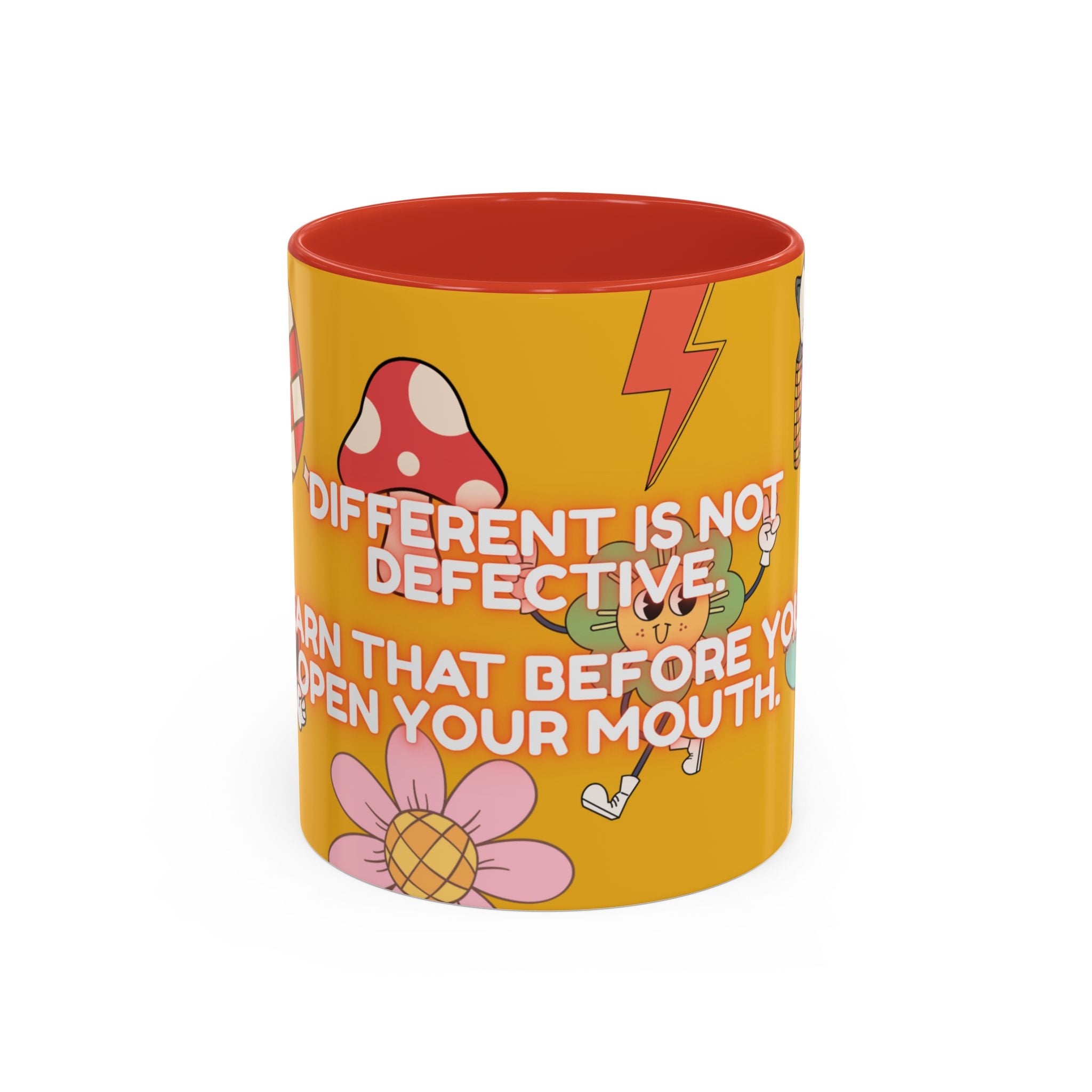 Bold Neurodivergent Quote Mug