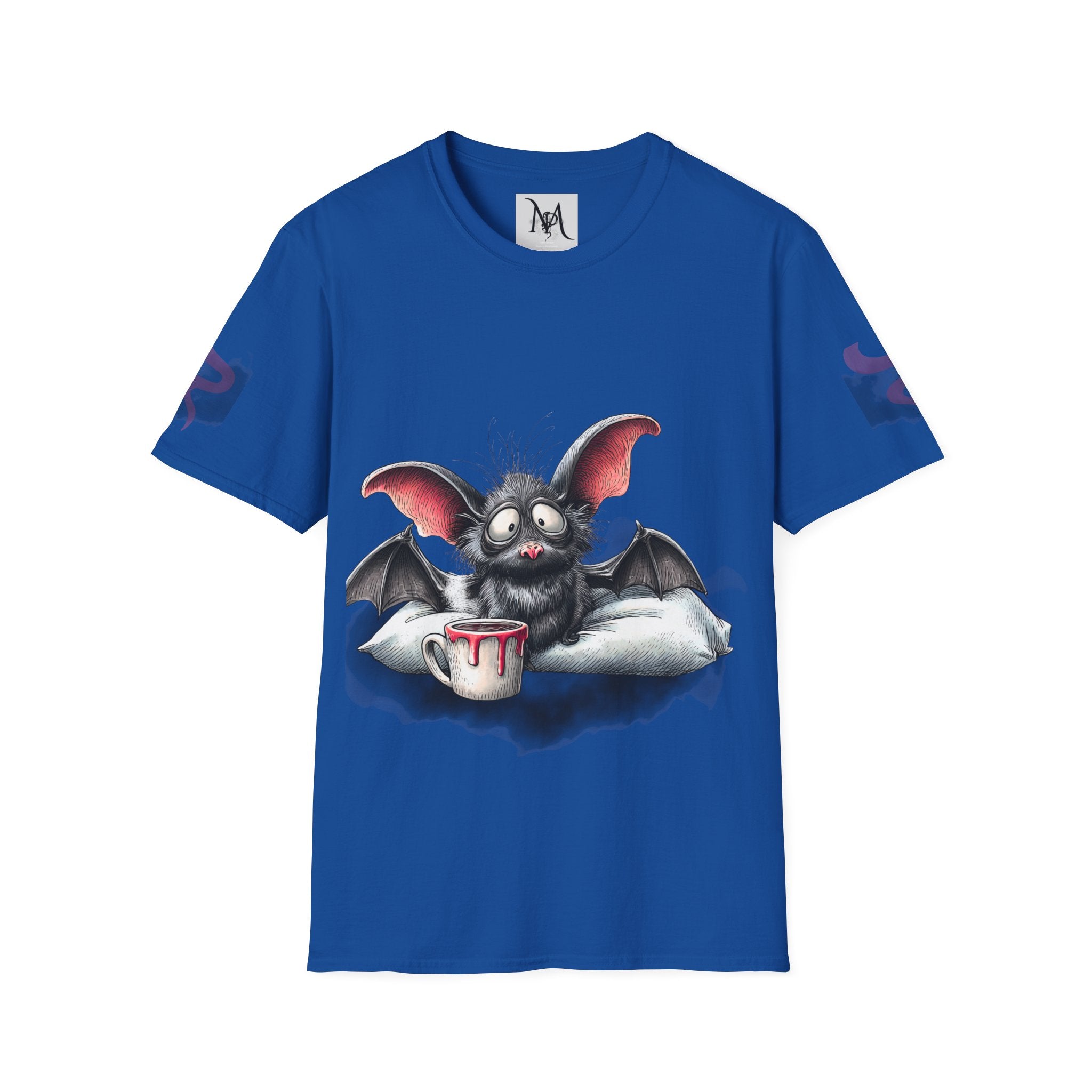 Bat-teries Drained – Cute and Funny Bat T-Shirt