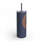 Witch, Please , Skinny Matte Tumbler with Straw (20oz / 600ml)