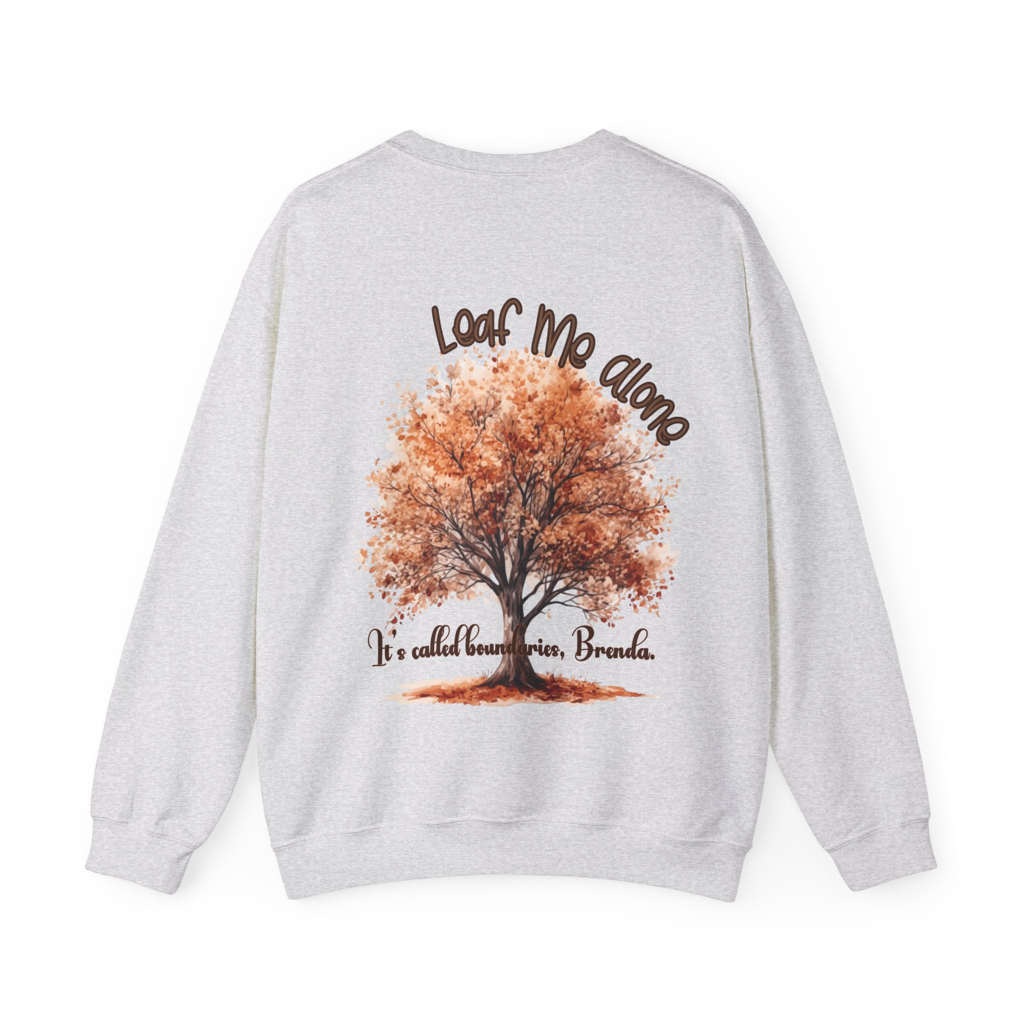 Leaf Me Alone Seasonal Sweatshirt – Unisex Heavy Blend™ Crewneck Sweatshirt