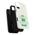 Sassy Quote Marble Crack Phone Case