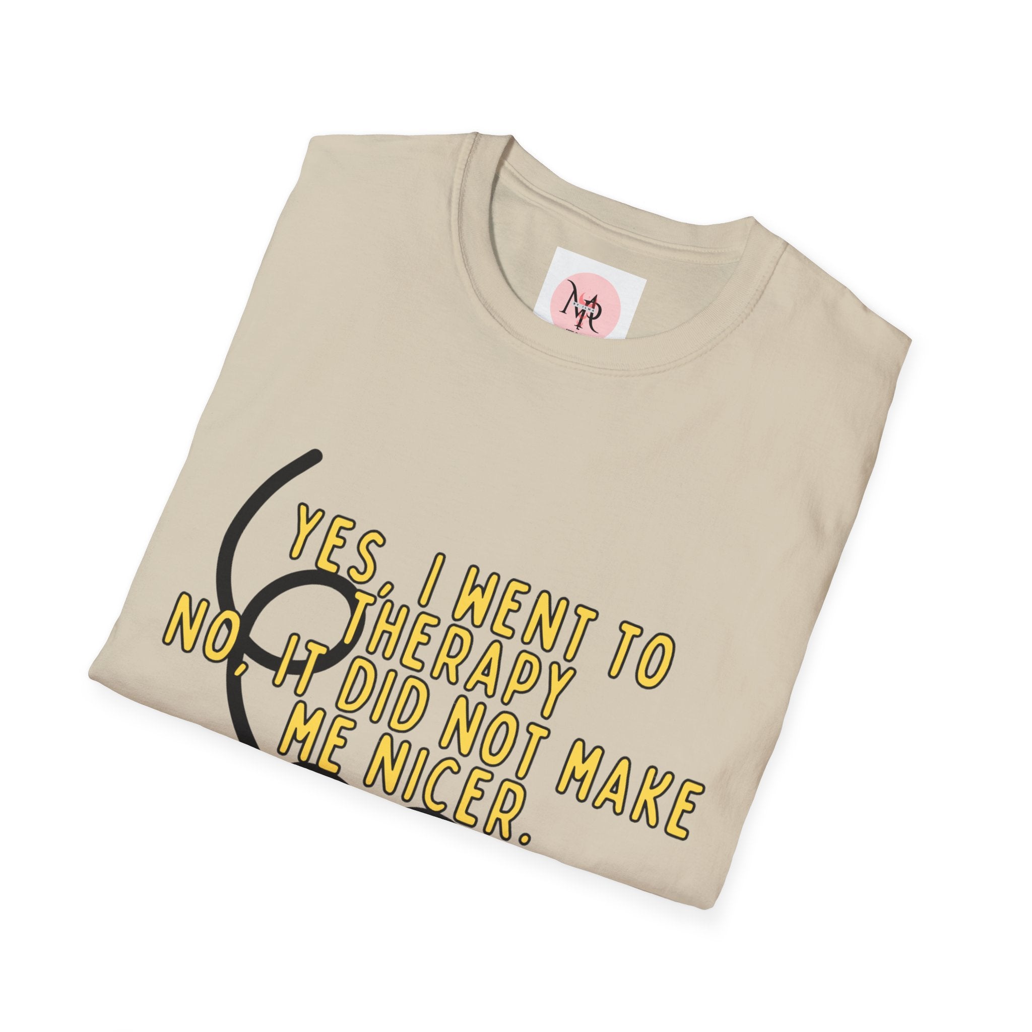 Therapy Didn’t Make Me Nicer Tee – Lightbulb Design