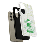 Sassy Quote Marble Crack Phone Case