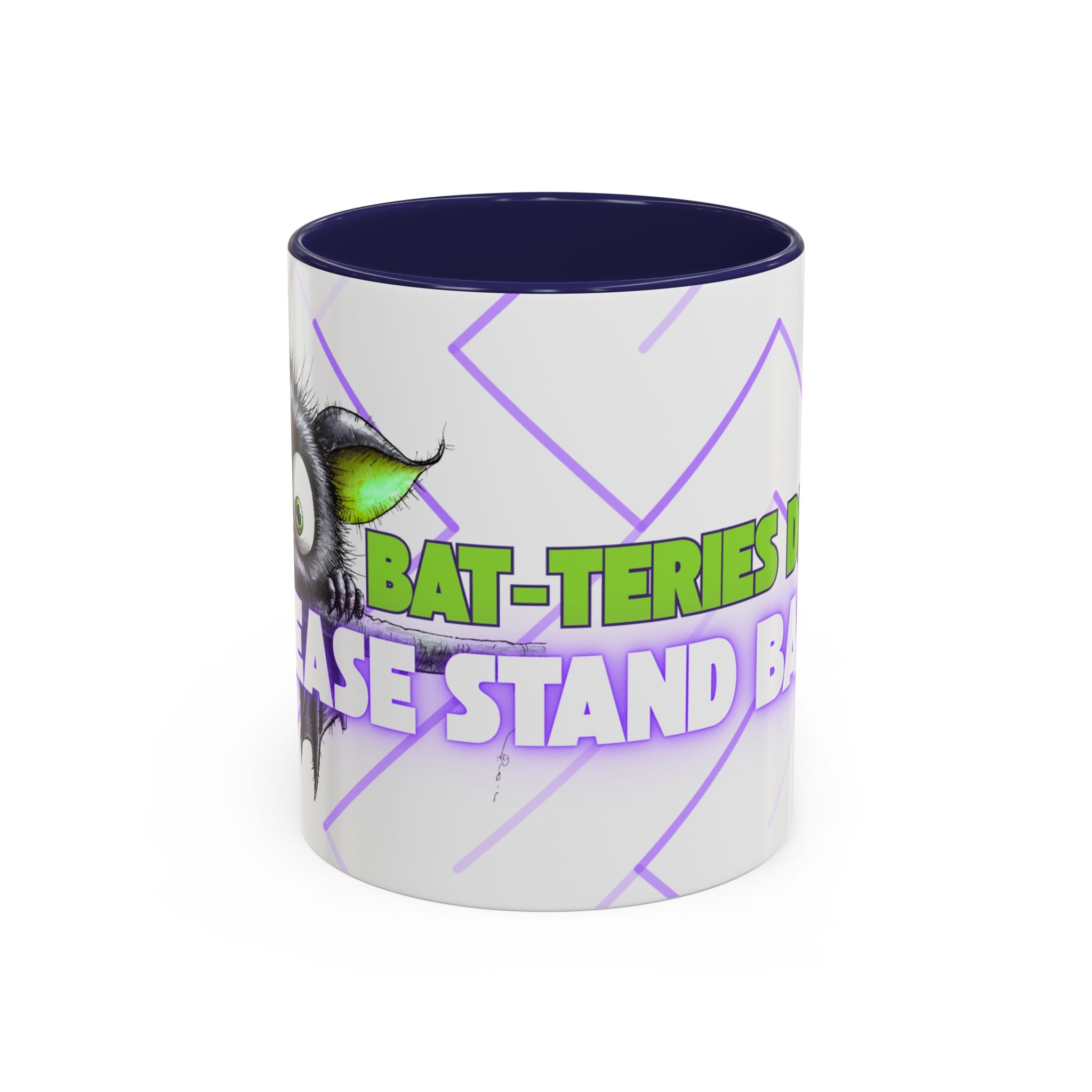 Bat-teries Drained Mug – Quirky Bat Design