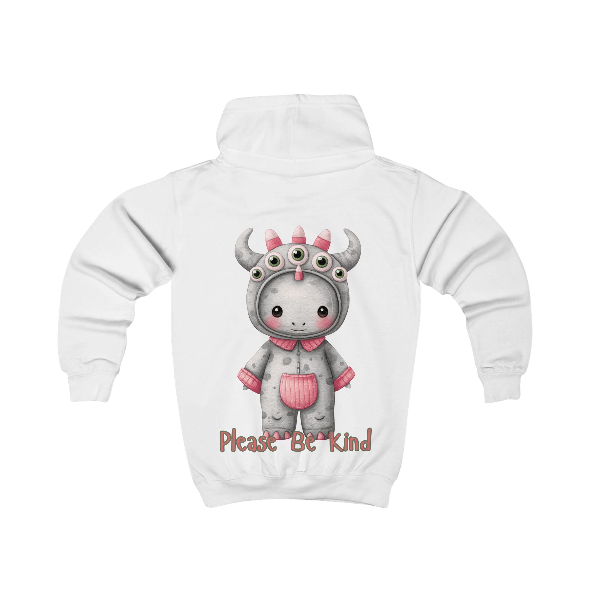 Neurodivergent Kids Hoodie – Please Be Kind Back Print