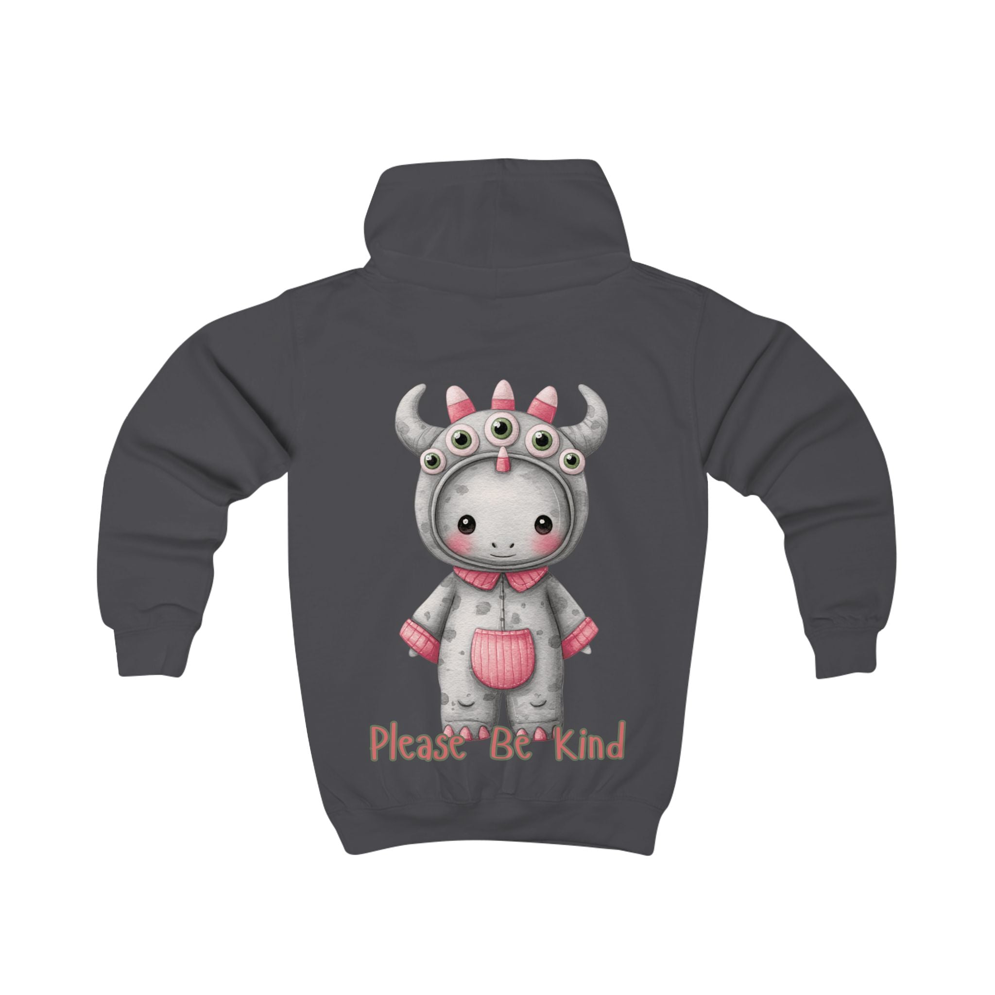 Neurodivergent Kids Hoodie – Please Be Kind Back Print
