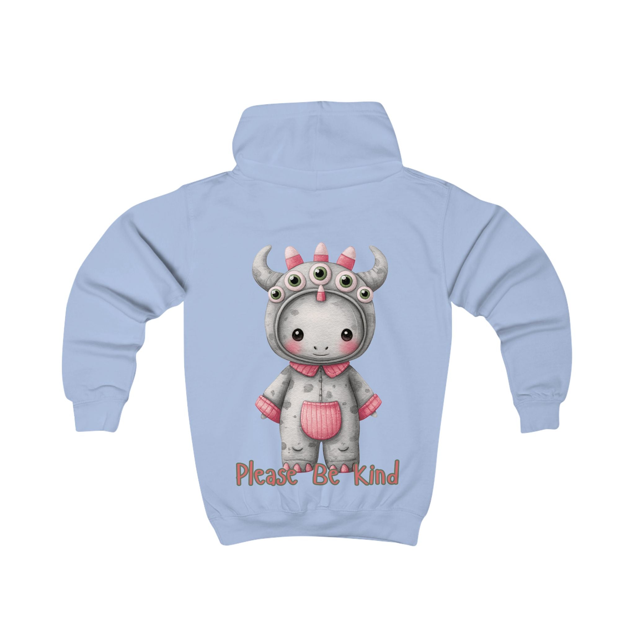 Neurodivergent Kids Hoodie – Please Be Kind Back Print