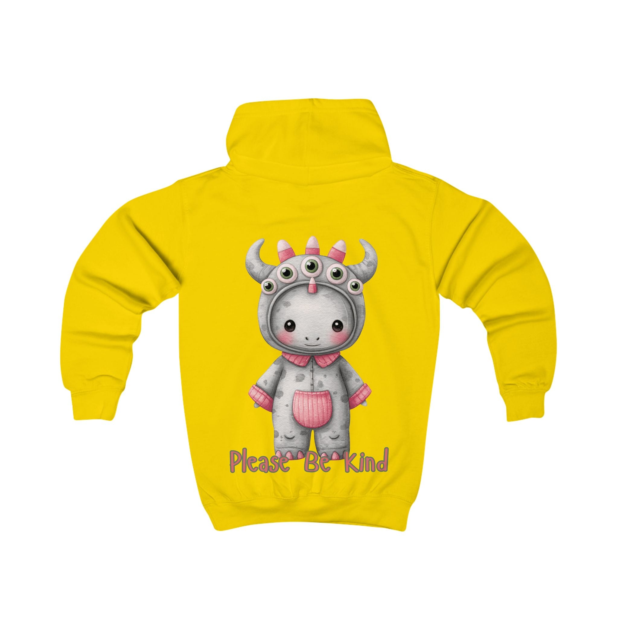 Neurodivergent Kids Hoodie – Please Be Kind Back Print