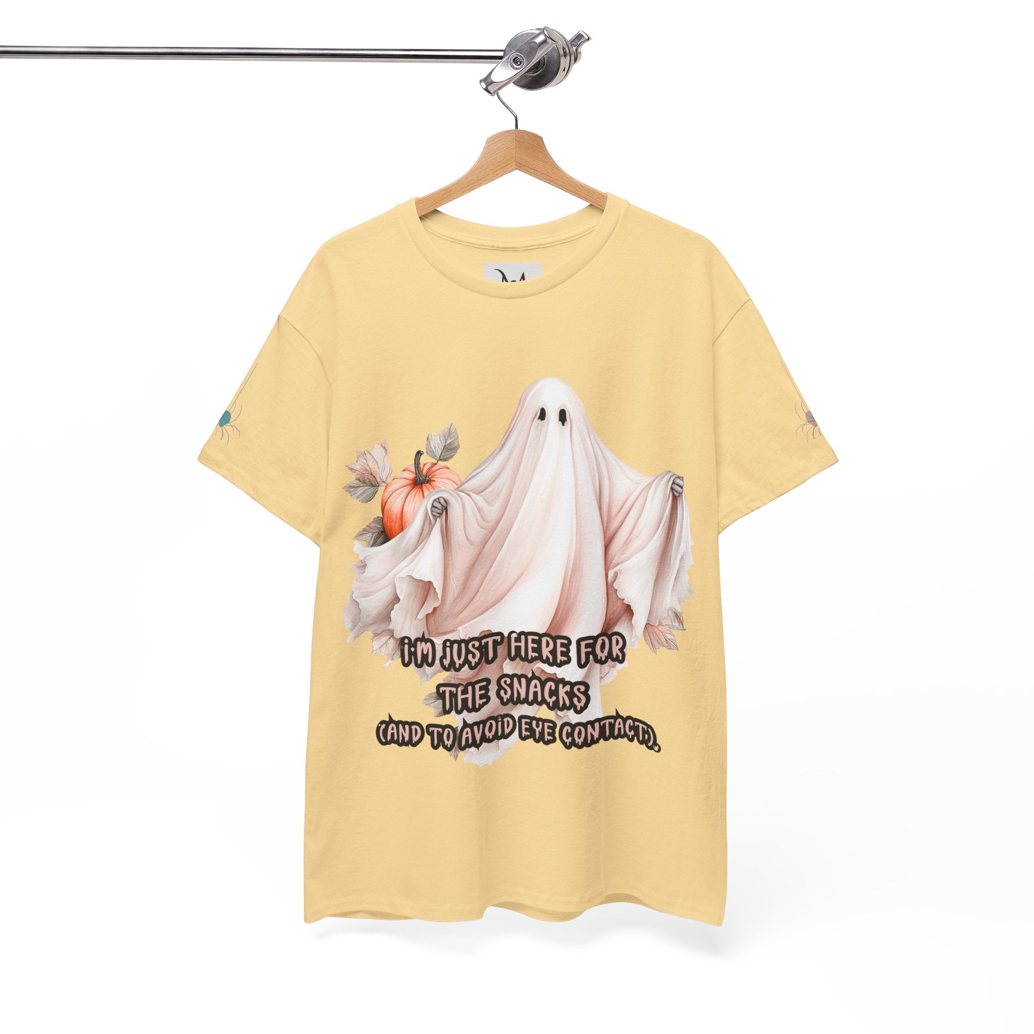 Here for the Snacks (and Avoiding Eye Contact) Halloween Tee