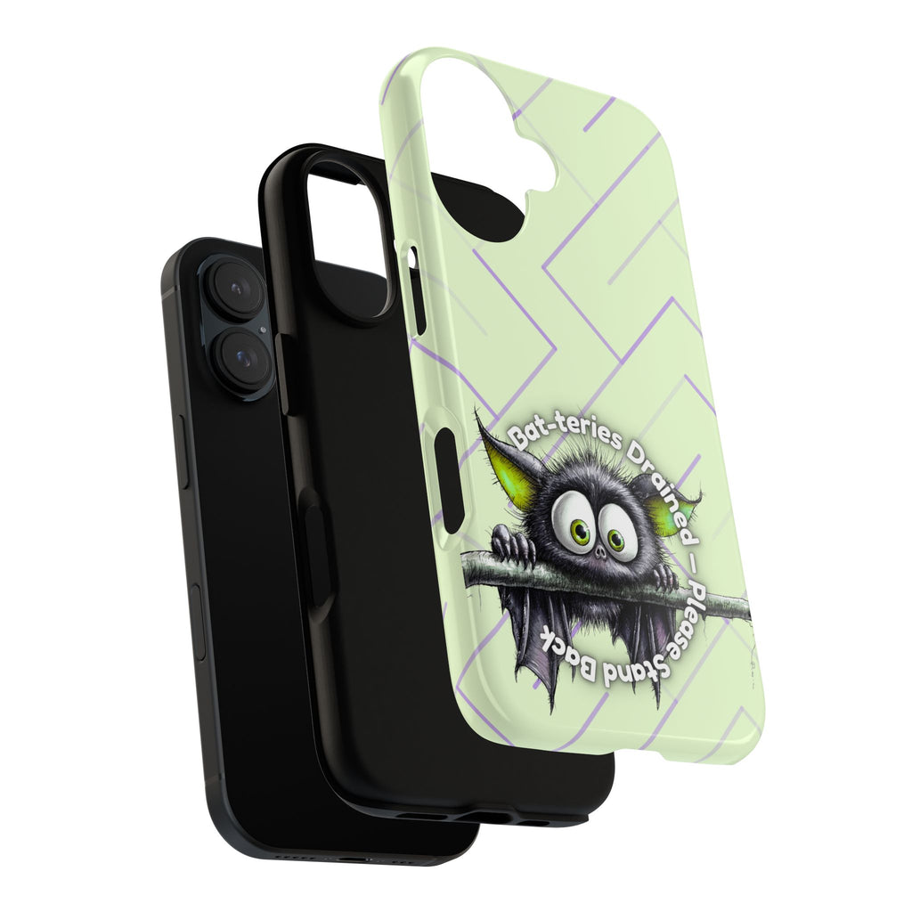 Bat-teries Drained Phone Case – Quirky Bat