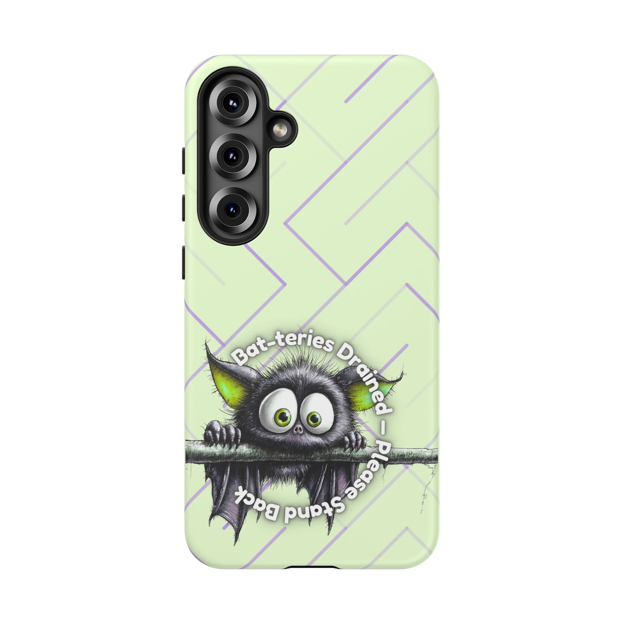 Bat-teries Drained Phone Case – Quirky Bat