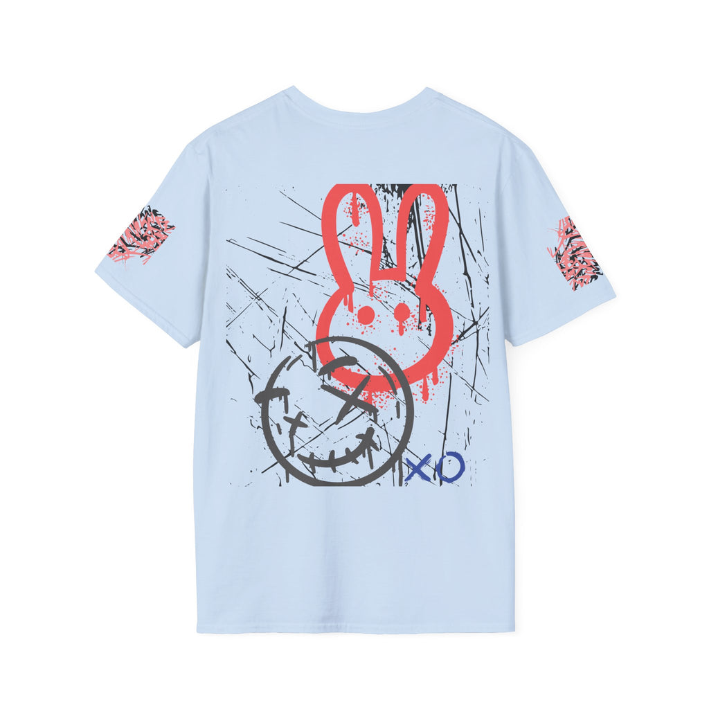 Graffiti Quote Tee – Bold Monochrome