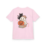 “Trick-or-Treating at My Pace” Kids Halloween T-Shirt – Inclusive Ghost & Pumpkin Design