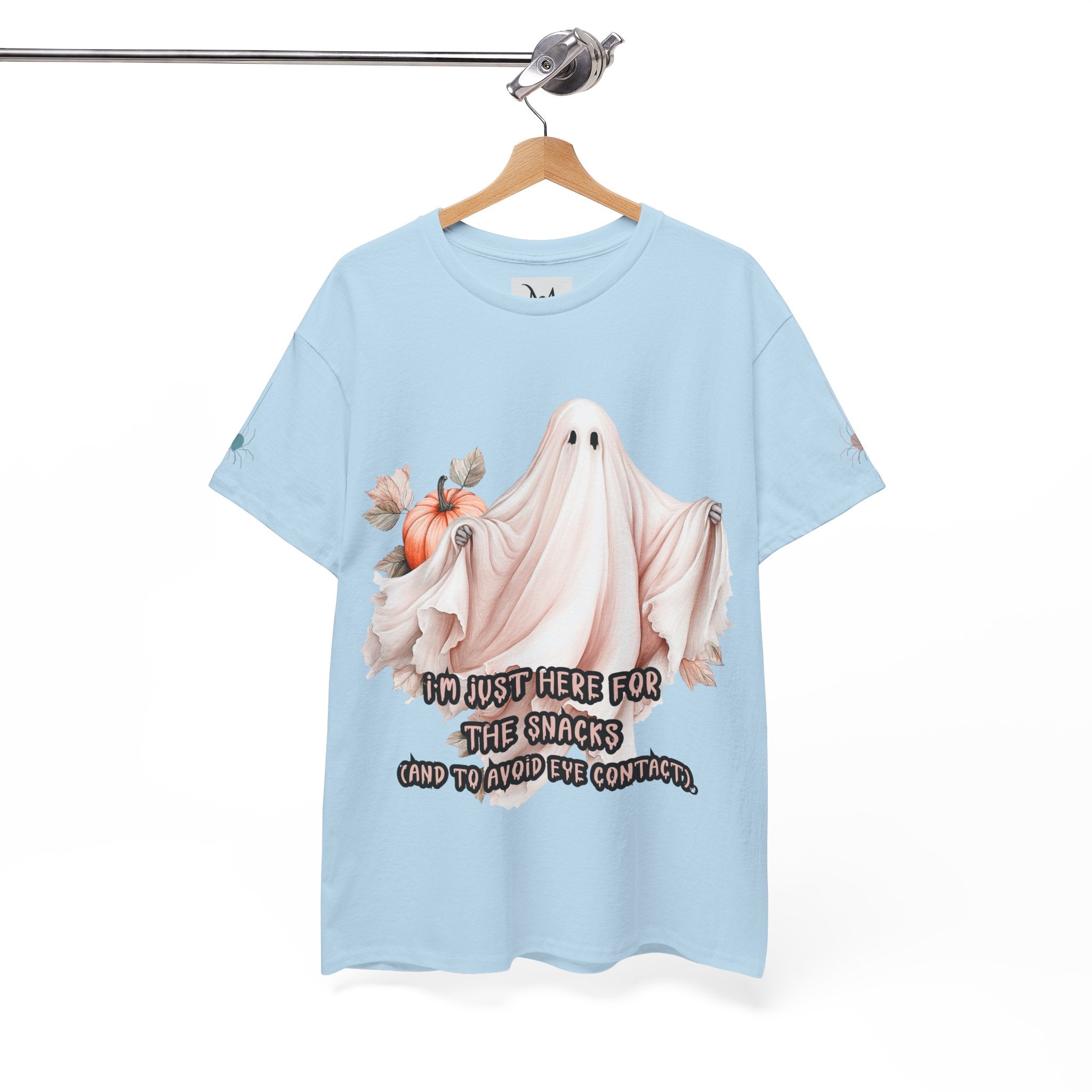 Here for the Snacks (and Avoiding Eye Contact) Halloween Tee