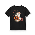 “Trick-or-Treating at My Pace” Kids Halloween T-Shirt – Inclusive Ghost & Pumpkin Design
