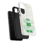 Sassy Quote Marble Crack Phone Case