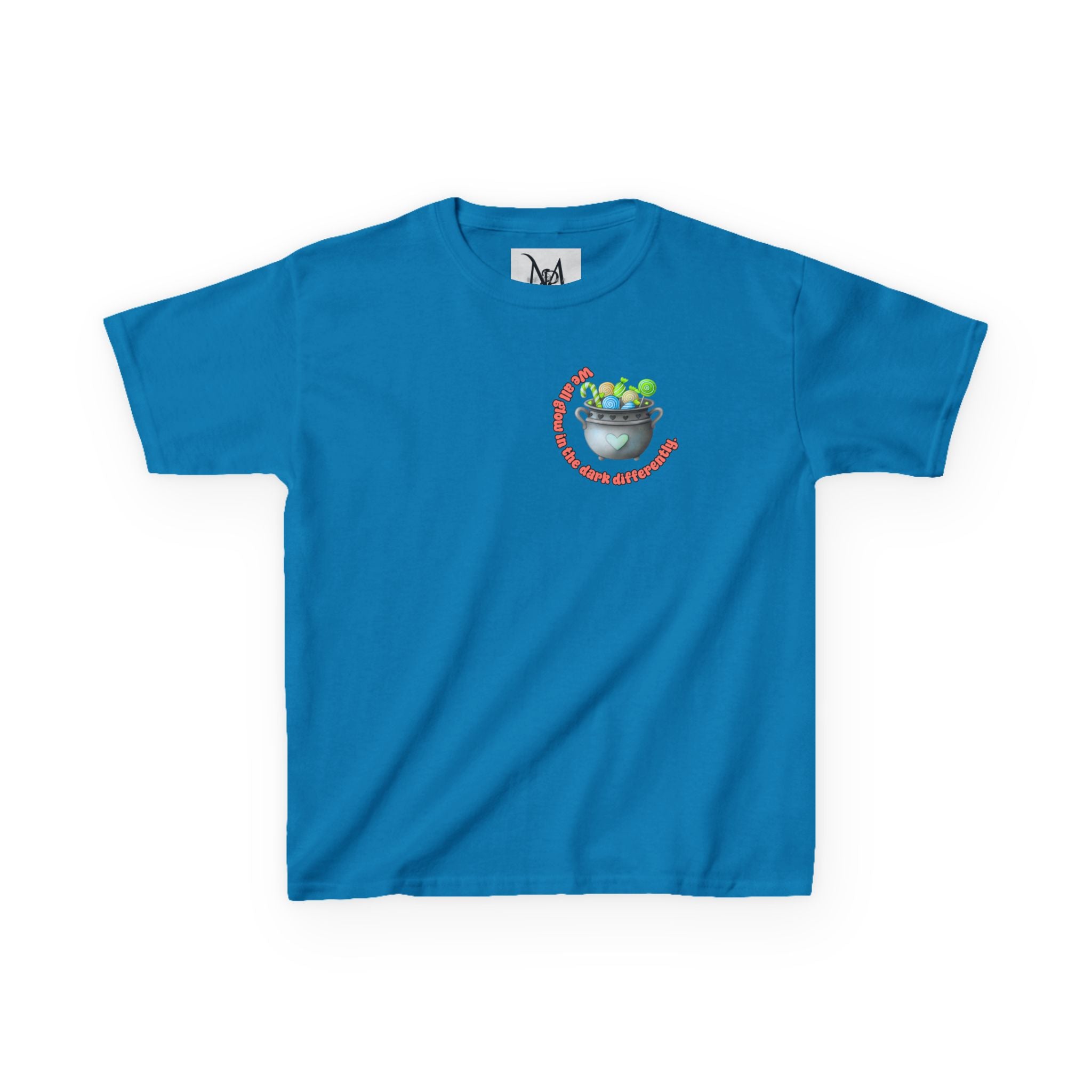 “Boo! Different Brains Are Cool Too” Kids Halloween T-Shirt – Inclusive Slogan Tee
