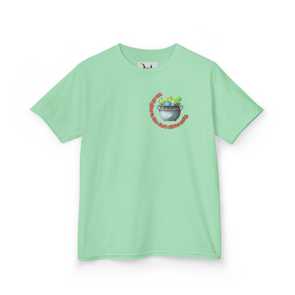 “Boo! Different Brains Are Cool Too” Kids Halloween T-Shirt – Inclusive Slogan Tee
