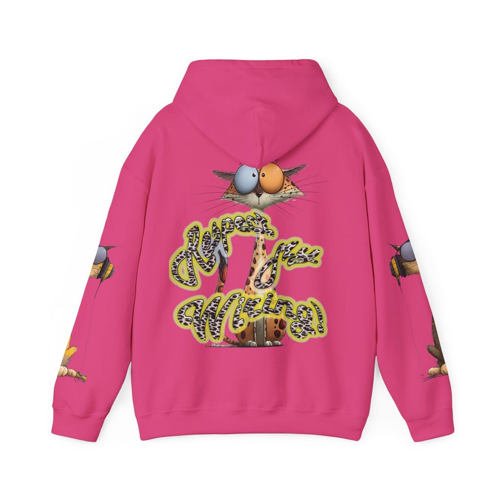Respect My Wiring Hoodie-Cat Graphic Sweatshirt