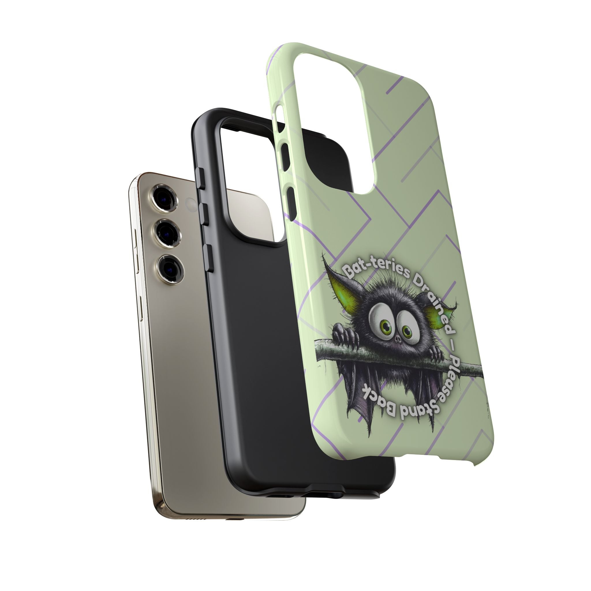 Bat-teries Drained Phone Case – Quirky Bat