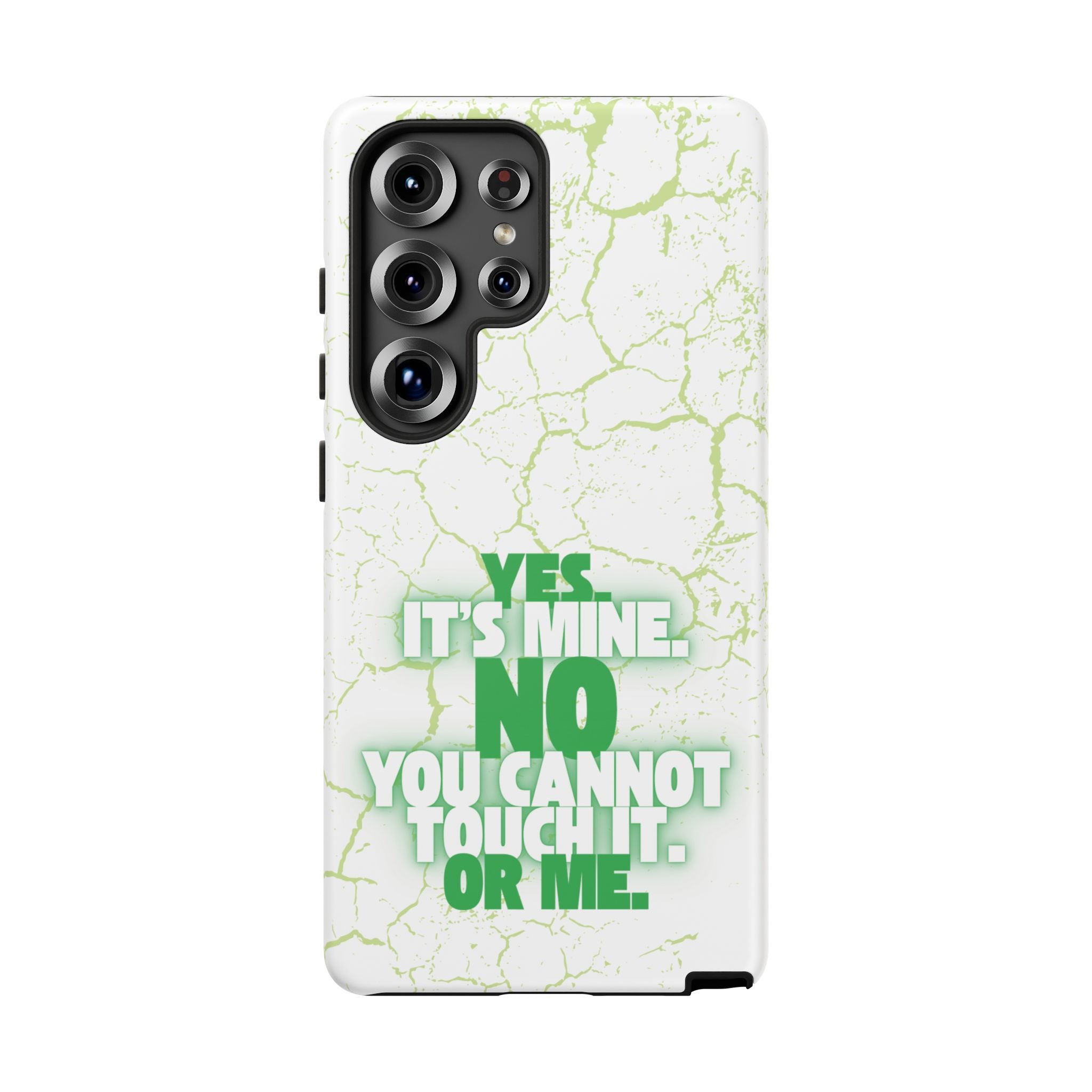 Sassy Quote Marble Crack Phone Case